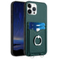 R20 Ring Card Holder Phone Case, For iPhone 13 mini, For iPhone 12, For iPhone 12 Pro Max, For iPhone 12 Pro