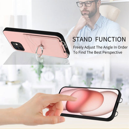 R20 Ring Card Holder Phone Case, For iPhone 12 mini, For iPhone 11 Pro Max, For iPhone 11, For iPhone 11 Pro