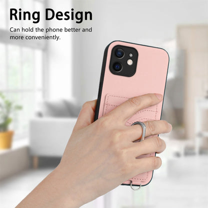 R20 Ring Card Holder Phone Case, For iPhone 12 mini, For iPhone 11 Pro Max, For iPhone 11, For iPhone 11 Pro
