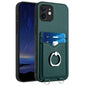 R20 Ring Card Holder Phone Case, For iPhone 12 mini, For iPhone 11 Pro Max, For iPhone 11, For iPhone 11 Pro