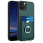 R20 Ring Card Holder Phone Case, For iPhone 12 mini, For iPhone 11 Pro Max, For iPhone 11, For iPhone 11 Pro