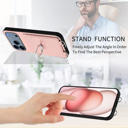 R20 Ring Card Holder Phone Case, For iPhone 18 Pro / 17 Pro, For iPhone 18 Pro Max / 17 Pro Max, For iPhone 17, For iPhone Air