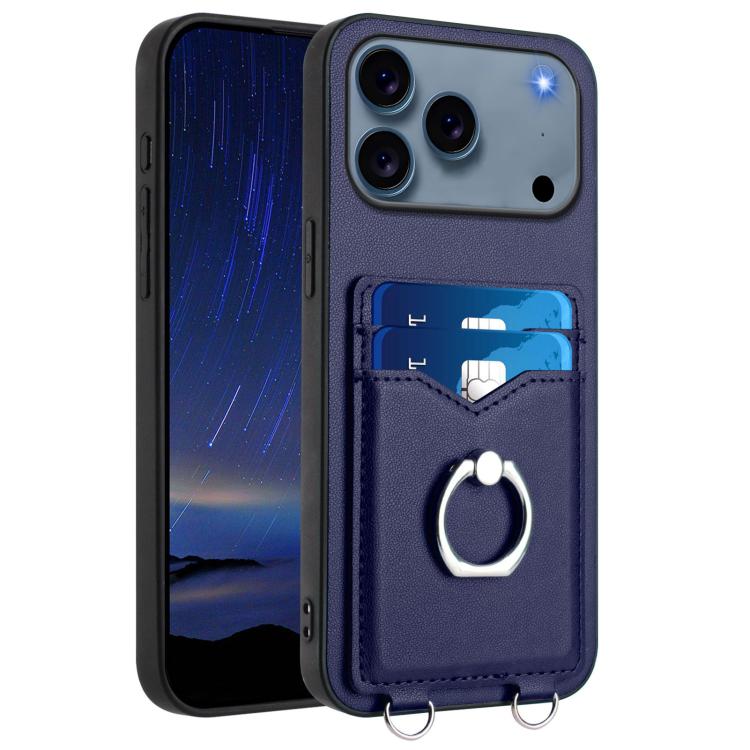 R20 Ring Card Holder Phone Case, For iPhone 18 Pro / 17 Pro, For iPhone 18 Pro Max / 17 Pro Max, For iPhone 17, For iPhone Air