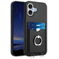 R20 Ring Card Holder Phone Case, For iPhone 18 Pro / 17 Pro, For iPhone 18 Pro Max / 17 Pro Max, For iPhone 17, For iPhone Air