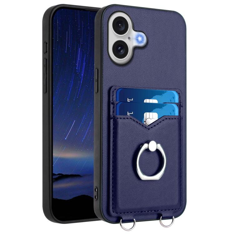 R20 Ring Card Holder Phone Case, For iPhone 18 Pro / 17 Pro, For iPhone 18 Pro Max / 17 Pro Max, For iPhone 17, For iPhone Air