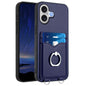 R20 Ring Card Holder Phone Case, For iPhone 18 Pro / 17 Pro, For iPhone 18 Pro Max / 17 Pro Max, For iPhone 17, For iPhone Air