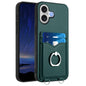 R20 Ring Card Holder Phone Case, For iPhone 18 Pro / 17 Pro, For iPhone 18 Pro Max / 17 Pro Max, For iPhone 17, For iPhone Air
