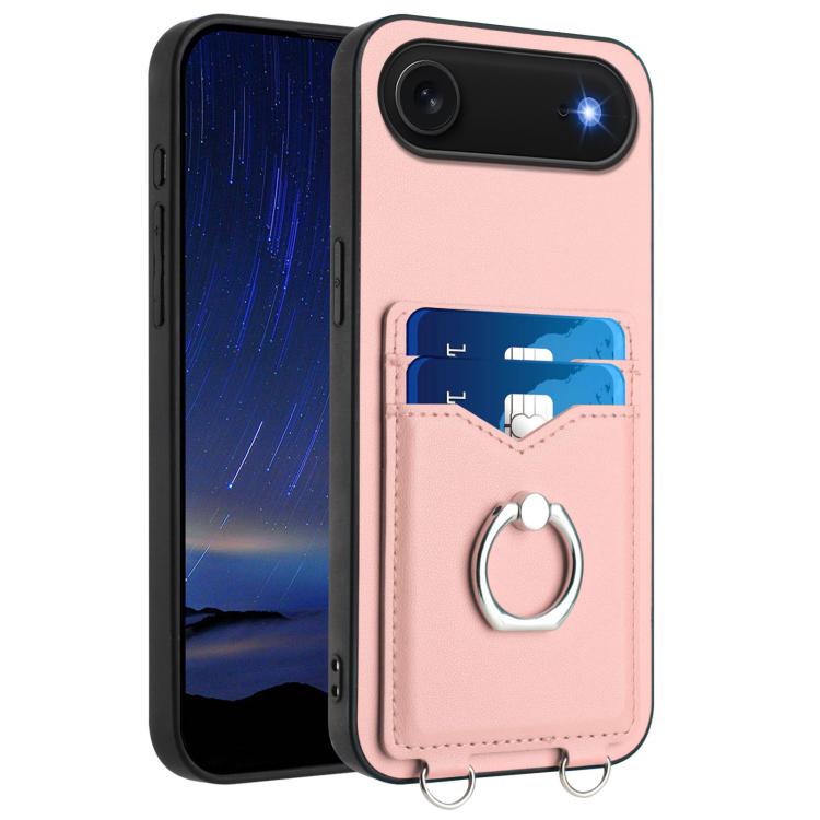 R20 Ring Card Holder Phone Case, For iPhone 18 Pro / 17 Pro, For iPhone 18 Pro Max / 17 Pro Max, For iPhone 17, For iPhone Air