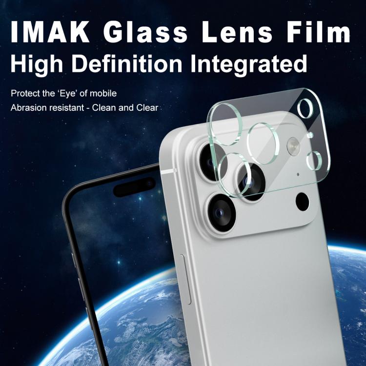 imak High Definition Integrated Glass Lens Film, For iPhone 17 Pro Max, For iPhone 17 Pro, For iPhone 17, For iPhone Air, For iPhone 16e, For iPhone 16 Pro / 16 Pro Max, For iPhone 16 / 16 Plus