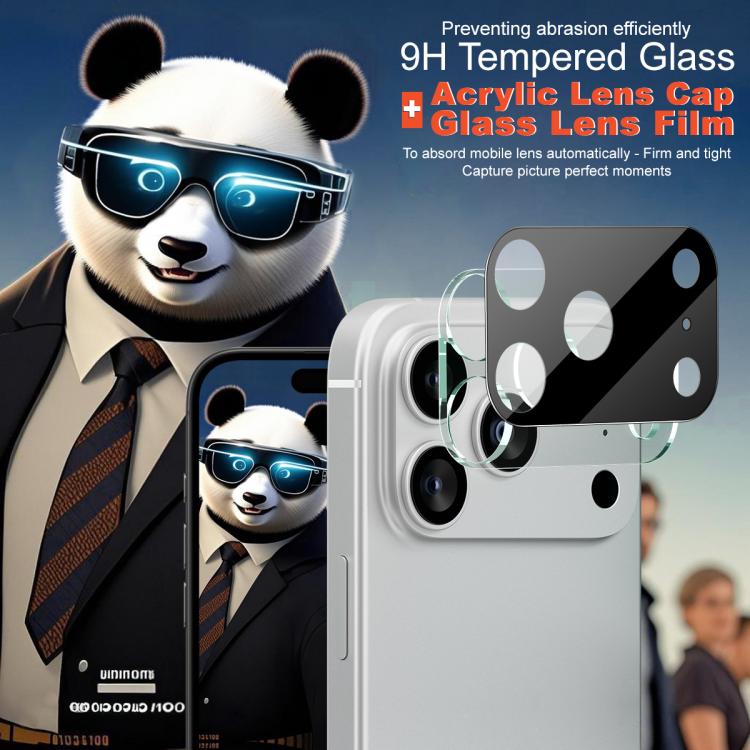 imak High Definition Integrated Glass Lens Film Black Version, For iPhone 17 Pro Max, For iPhone 17 Pro, For iPhone 17, For iPhone Air, For iPhone 16e, For iPhone 16 Pro / 16 Pro Max, For iPhone 16 / 16 Plus