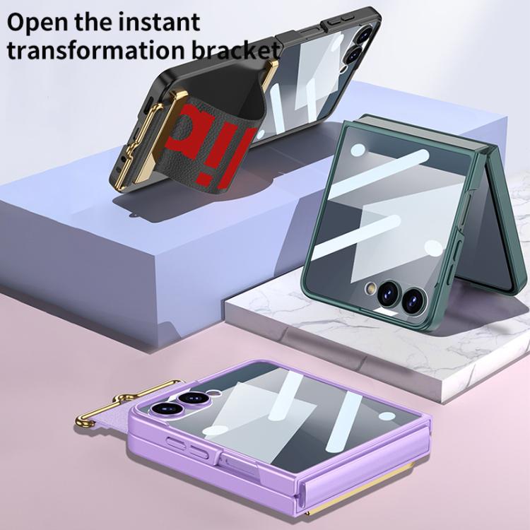 GKK Integrated Ultra-thin Wristband Holder Phone Case, For Samsung Galaxy Z Flip7 5G, For Samsung Galaxy Z Flip6 / Flip7 FE