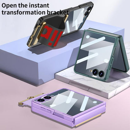 GKK Integrated Ultra-thin Wristband Holder Phone Case, For Samsung Galaxy Z Flip7 5G, For Samsung Galaxy Z Flip6 / Flip7 FE