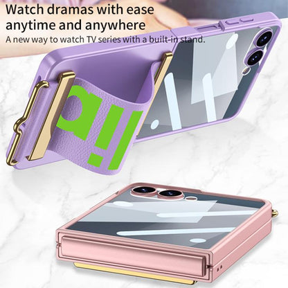 GKK Integrated Ultra-thin Wristband Holder Phone Case, For Samsung Galaxy Z Flip7 5G, For Samsung Galaxy Z Flip6 / Flip7 FE