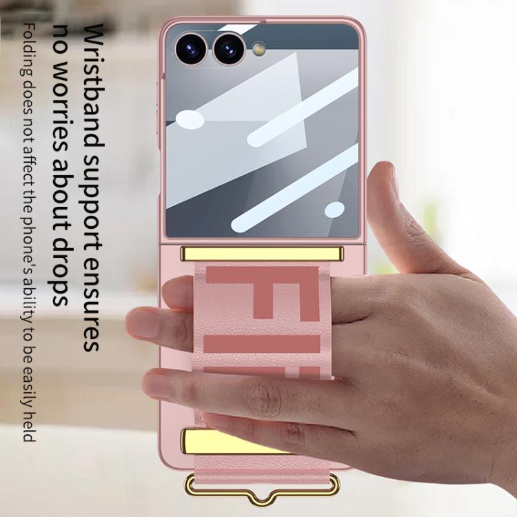 GKK Integrated Ultra-thin Wristband Holder Phone Case, For Samsung Galaxy Z Flip7 5G, For Samsung Galaxy Z Flip6 / Flip7 FE