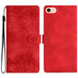 Cherry Blossom Butterfly Skin Feel Embossed PU Phone Case, For iPhone 16e / 17e, For iPhone 17 Pro Max, For iPhone 17 Pro