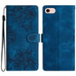 Cherry Blossom Butterfly Skin Feel Embossed PU Phone Case, For iPhone 16e / 17e, For iPhone 17 Pro Max, For iPhone 17 Pro