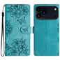 Cherry Blossom Butterfly Skin Feel Embossed PU Phone Case, For iPhone 18 Pro / 17 Pro, For iPhone 18 Pro Max / 17 Pro Max, For iPhone 16e / 17e