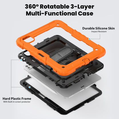 Silicone Hybrid PC Tablet Case with Shoulder Strap