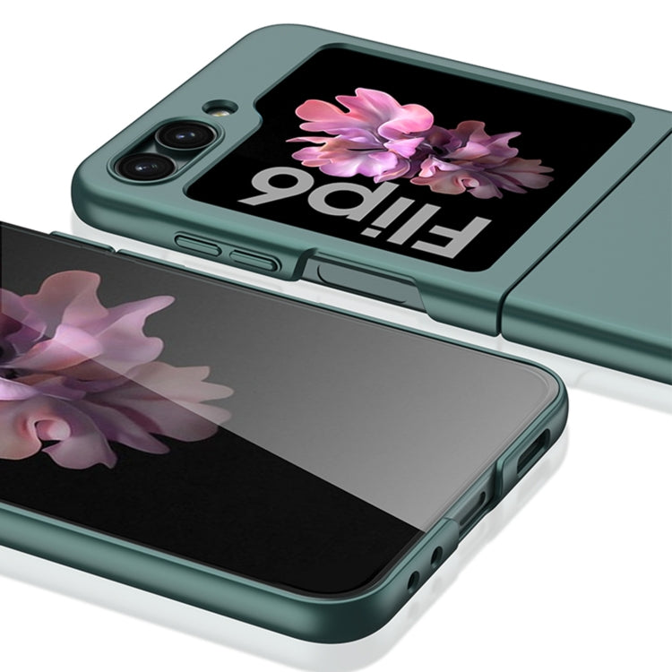 GKK Ultra-thin Full Coverage Phone Case with Tempered Film, For Samsung Galaxy Z Flip6 / Flip7 FE