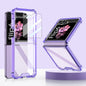 GKK Airbag Full Coverage Phone Case with Tempered Film, For Samsung Galaxy Z Flip6 / Flip7 FE