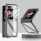 GKK Airbag Full Coverage Phone Case with Tempered Film, For Samsung Galaxy Z Flip6 / Flip7 FE