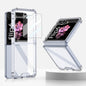 GKK Airbag Full Coverage Phone Case with Tempered Film, For Samsung Galaxy Z Flip6 / Flip7 FE