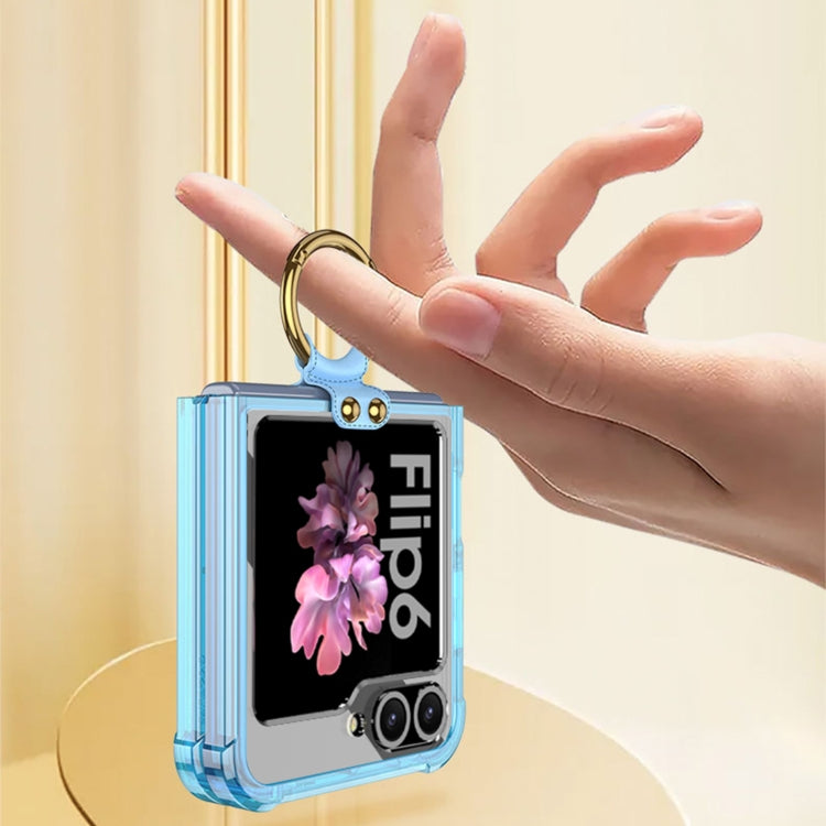 GKK Airbag Ring Full Coverage Phone Case, For Samsung Galaxy Z Flip6 / Flip7 FE