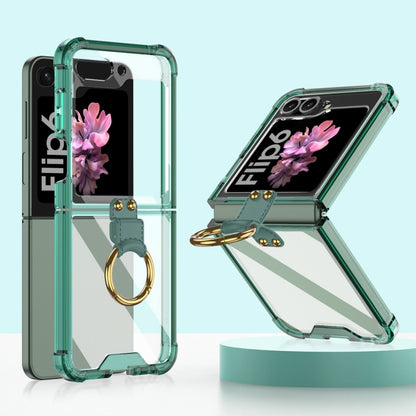 GKK Airbag Ring Full Coverage Phone Case, For Samsung Galaxy Z Flip6 / Flip7 FE