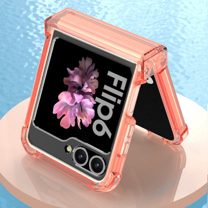 GKK Airbag Hinge Full Coverage Phone Case with Tempered Film, For Samsung Galaxy Z Flip6 / Flip7 FE