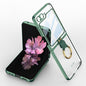 GKK Integrated Electroplating Phone Case with Ring, For Samsung Galaxy Z Flip6 / Flip7 FE