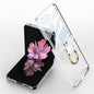 GKK Integrated Electroplating Phone Case with Ring, For Samsung Galaxy Z Flip6 / Flip7 FE
