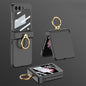 GKK Integrated Ultra-thin Hinge Full Coverage Phone Case with Ring, For Samsung Galaxy Z Flip6 / Flip7 FE