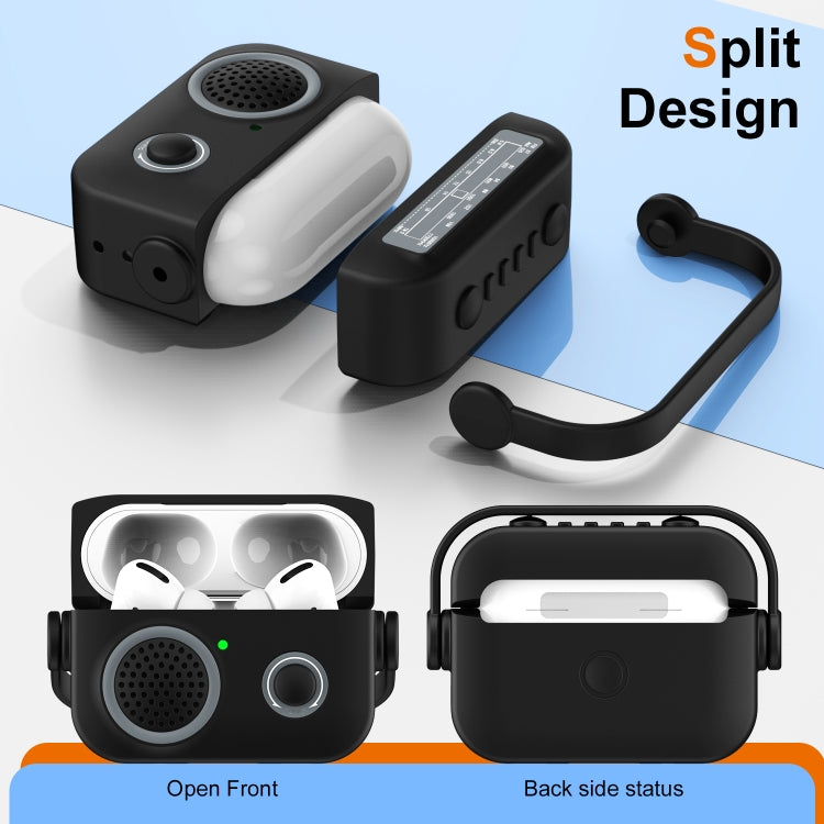 Radio Style Wireless Bluetooth Earphones Shockproof Protective Case, For AirPods Pro 2, For AirPods 3, For AirPods Pro