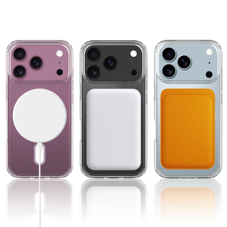 MagSafe Clear Acrylic PC Hybrid TPU Phone Case