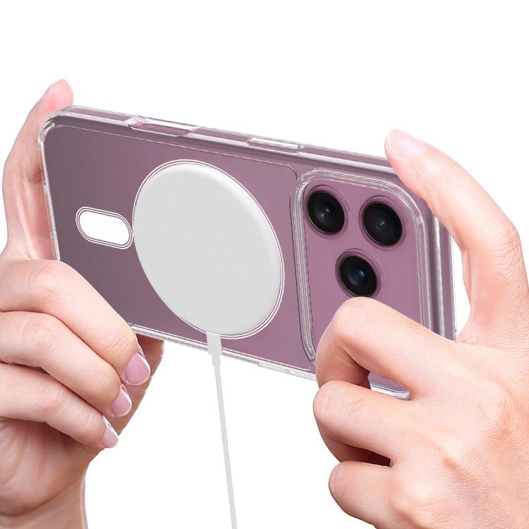 MagSafe Clear Acrylic PC Hybrid TPU Phone Case