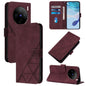 Crossbody 3D Embossed Flip Leather Phone Case, For vivo S19, For vivo Y28 4G, For vivo X100 Pro, For vivo X100