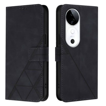Crossbody 3D Embossed Flip Leather Phone Case, For vivo S19, For vivo Y28 4G, For vivo X100 Pro, For vivo X100