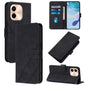 Crossbody 3D Embossed Flip Leather Phone Case