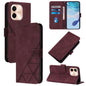 Crossbody 3D Embossed Flip Leather Phone Case, For vivo S19, For vivo Y28 4G, For vivo X100 Pro, For vivo X100