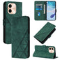 Crossbody 3D Embossed Flip Leather Phone Case