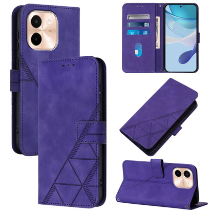 Crossbody 3D Embossed Flip Leather Phone Case, For vivo S19, For vivo Y28 4G, For vivo X100 Pro, For vivo X100