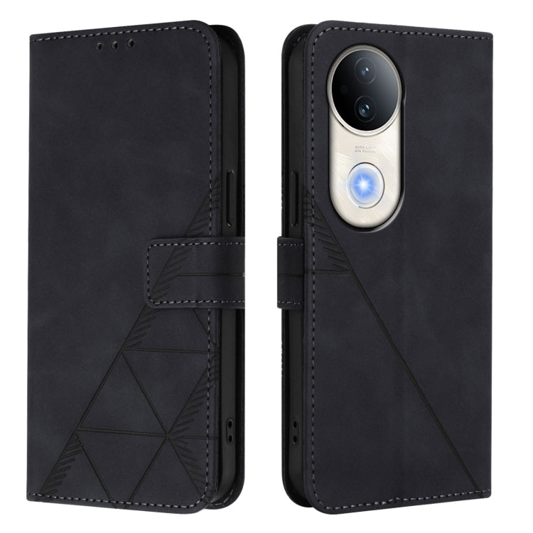 Crossbody 3D Embossed Flip Leather Phone Case, For vivo S20, For vivo S20 Pro, For vivo Y300, For vivo S19 Pro