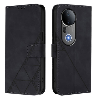 Crossbody 3D Embossed Flip Leather Phone Case