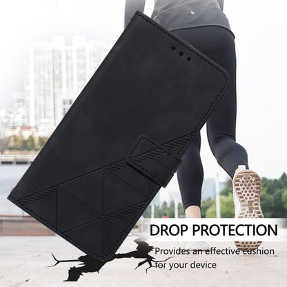 Crossbody 3D Embossed Flip Leather Phone Case