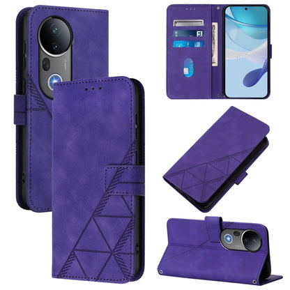 Crossbody 3D Embossed Flip Leather Phone Case