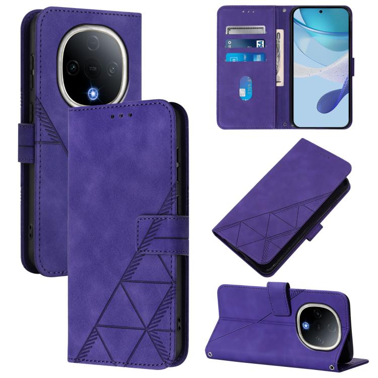 Crossbody 3D Embossed Flip Leather Phone Case