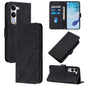 Crossbody 3D Embossed Flip Leather Phone Case