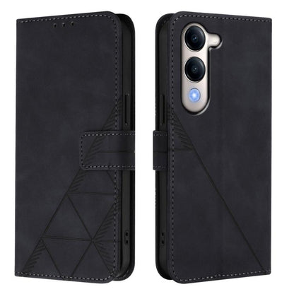 Crossbody 3D Embossed Flip Leather Phone Case