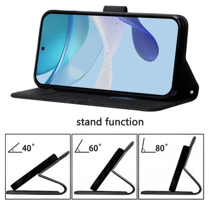 Crossbody 3D Embossed Flip Leather Phone Case