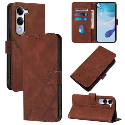 Crossbody 3D Embossed Flip Leather Phone Case, For vivo V50 Lite 5G, For vivo Y29S 5G / Y04 4G Global, For vivo Y29 4G Global, For vivo V50 Global